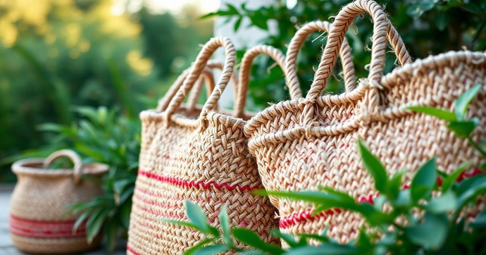 Sacolas Retornáveis Personalizadas Ráfia
