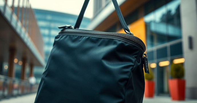 Sacola de nylon com zíper: praticidade e estilo para o seu dia a dia