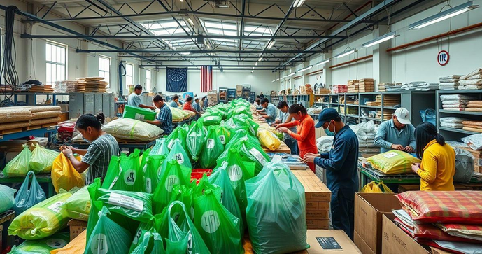 Fábrica de sacolas plásticas personalizadas para impulsionar sua marca e sustentabilidade