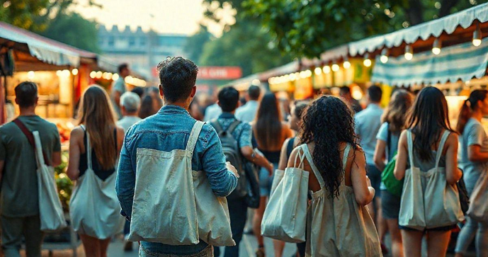 Sacola de pano cru é a escolha sustentável para suas compras