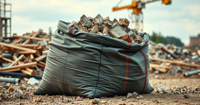 Saco de entulho barato é a solução ideal para suas obras e reformas econômicas