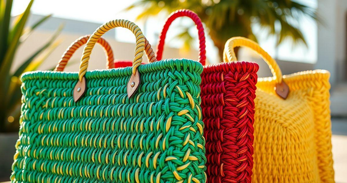 Sacolas Retornáveis Personalizadas Ráfia para Sustentabilidade e Estilo