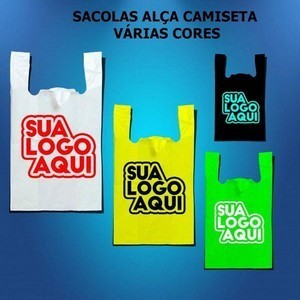 sacolas plásticas com impressão